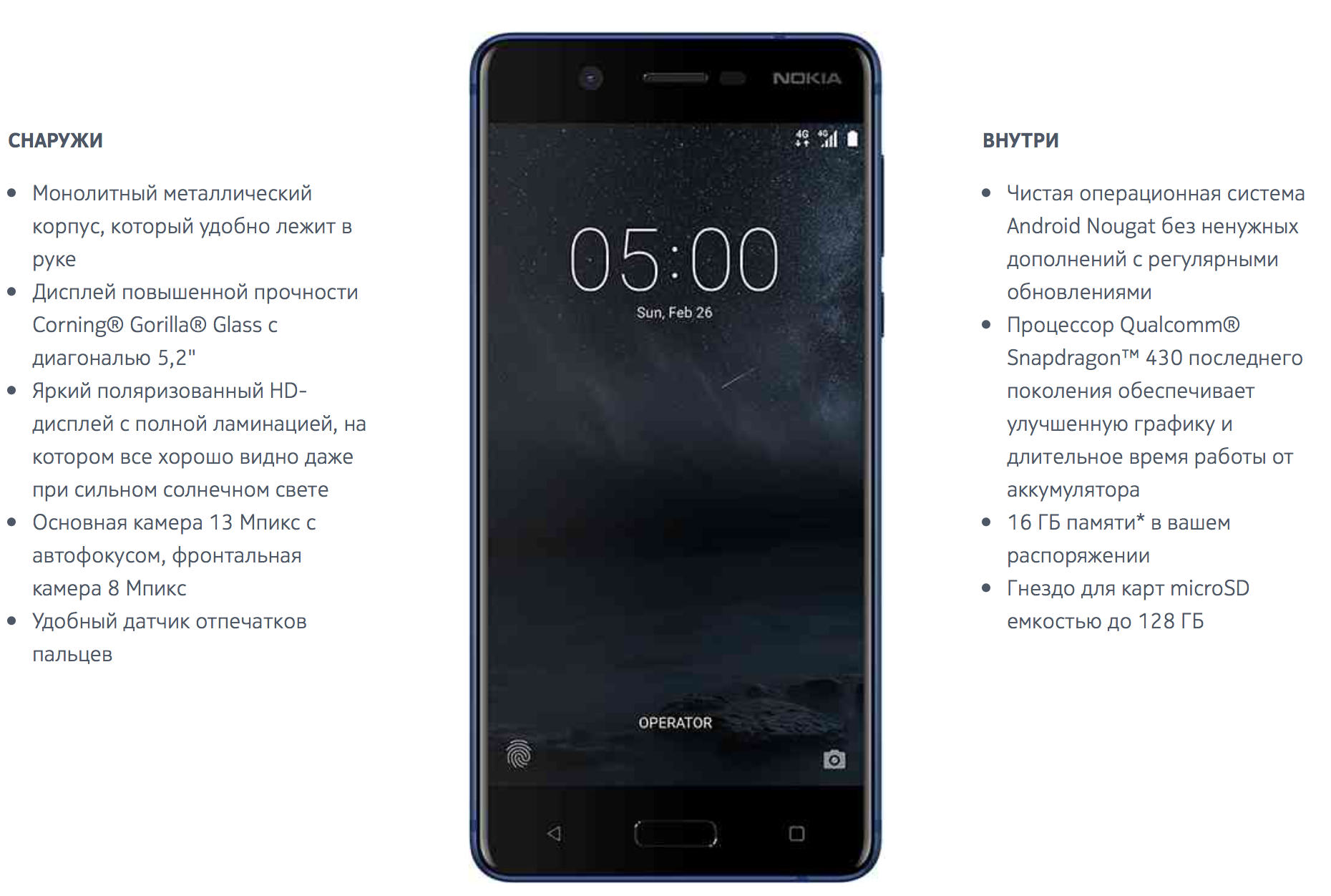 Три новинки на чистом Android: Nokia 3, Nokia 5 и Nokia 6 Arte Black —  Wylsacom