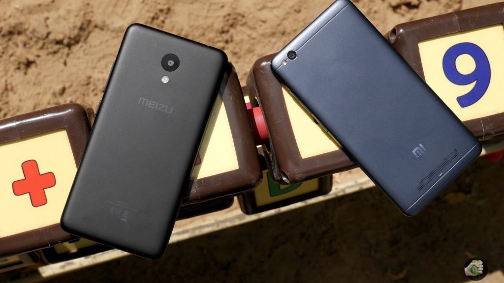 Meizu M5c и Xiaomi Redmi 4A рядом