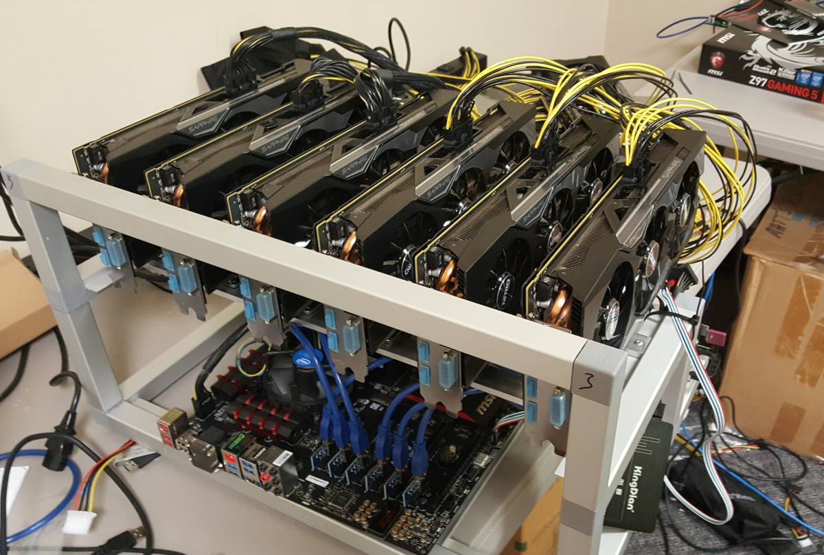 how to setup a bitcoin mining rig