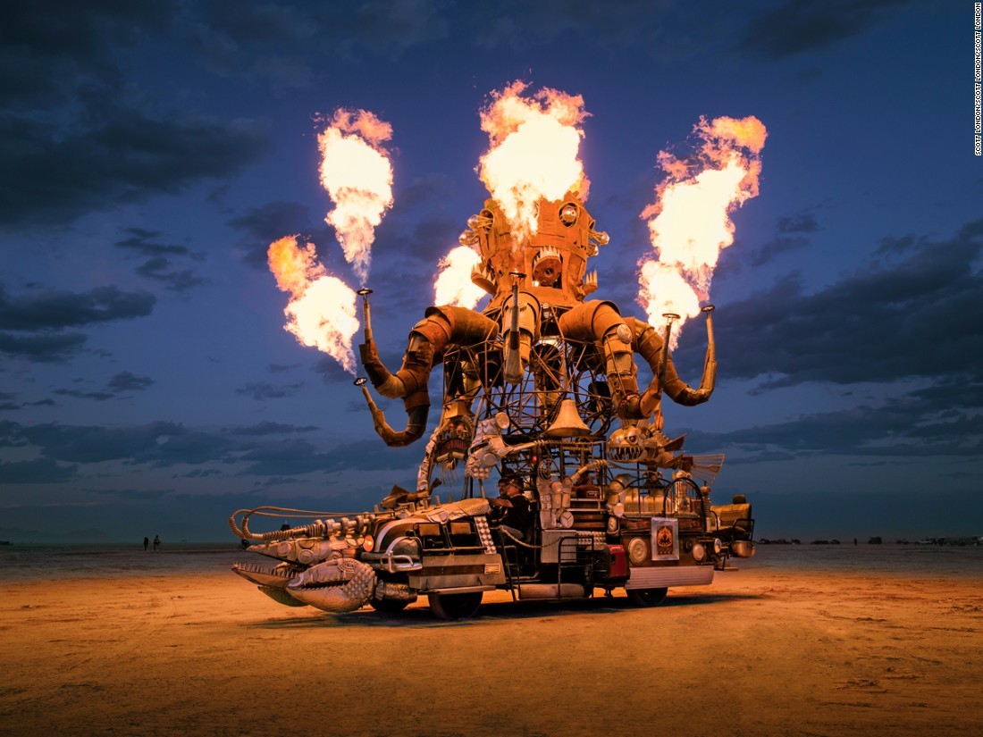 Burning man машины