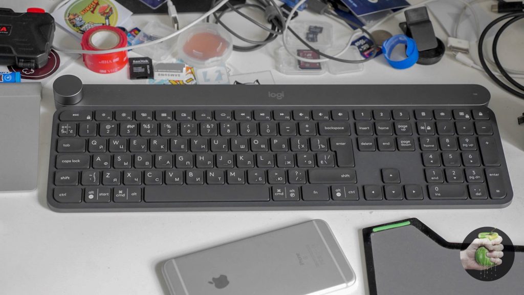 Клавиатура, Logitech Craft, iPhone 6s и другие вещи дяди Жени