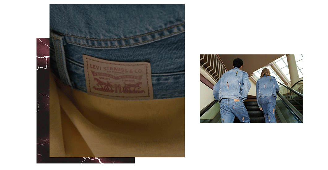 Another collab with "Very strange things." This time Levi’s