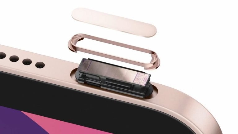 Где находится кнопка touch id