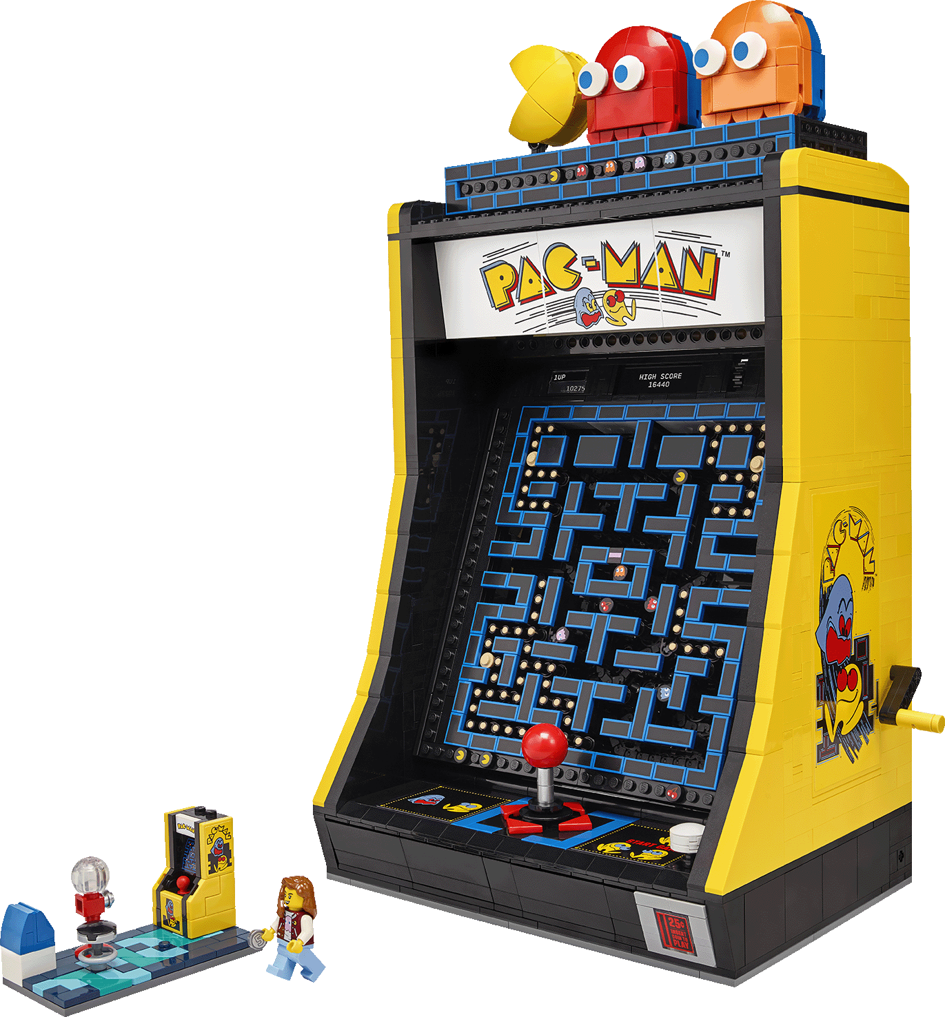 Вещь дня: аркадный автомат Pac-Man, сделанный LEGO — Wylsacom