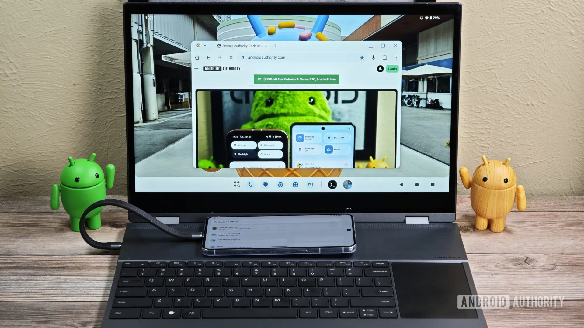 Первый взгляд на десктопный режим из беты Android 16