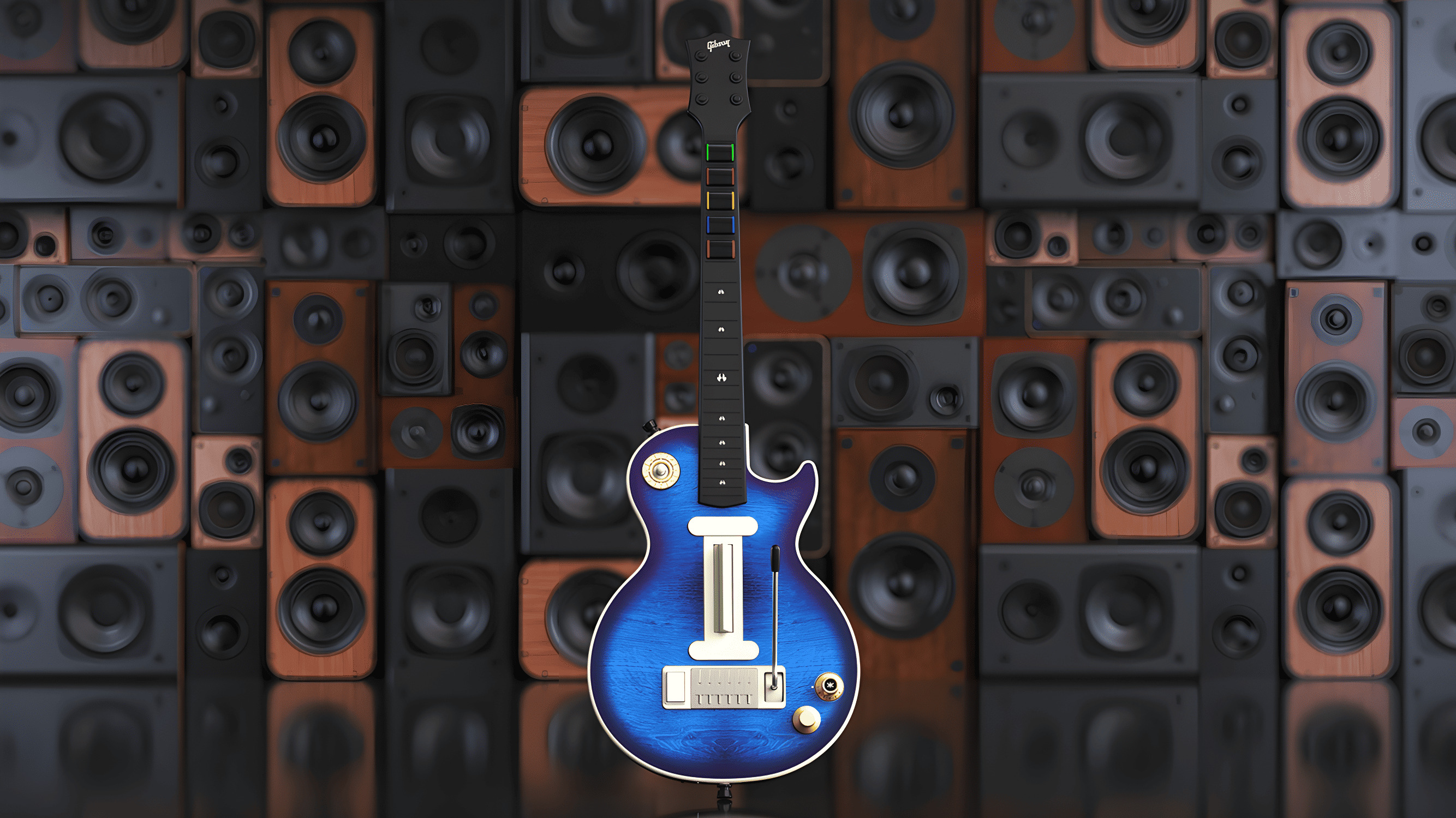 Вещь дня: гитара-контроллер для Guitar Hero, созданная в соавторстве с Gibson
