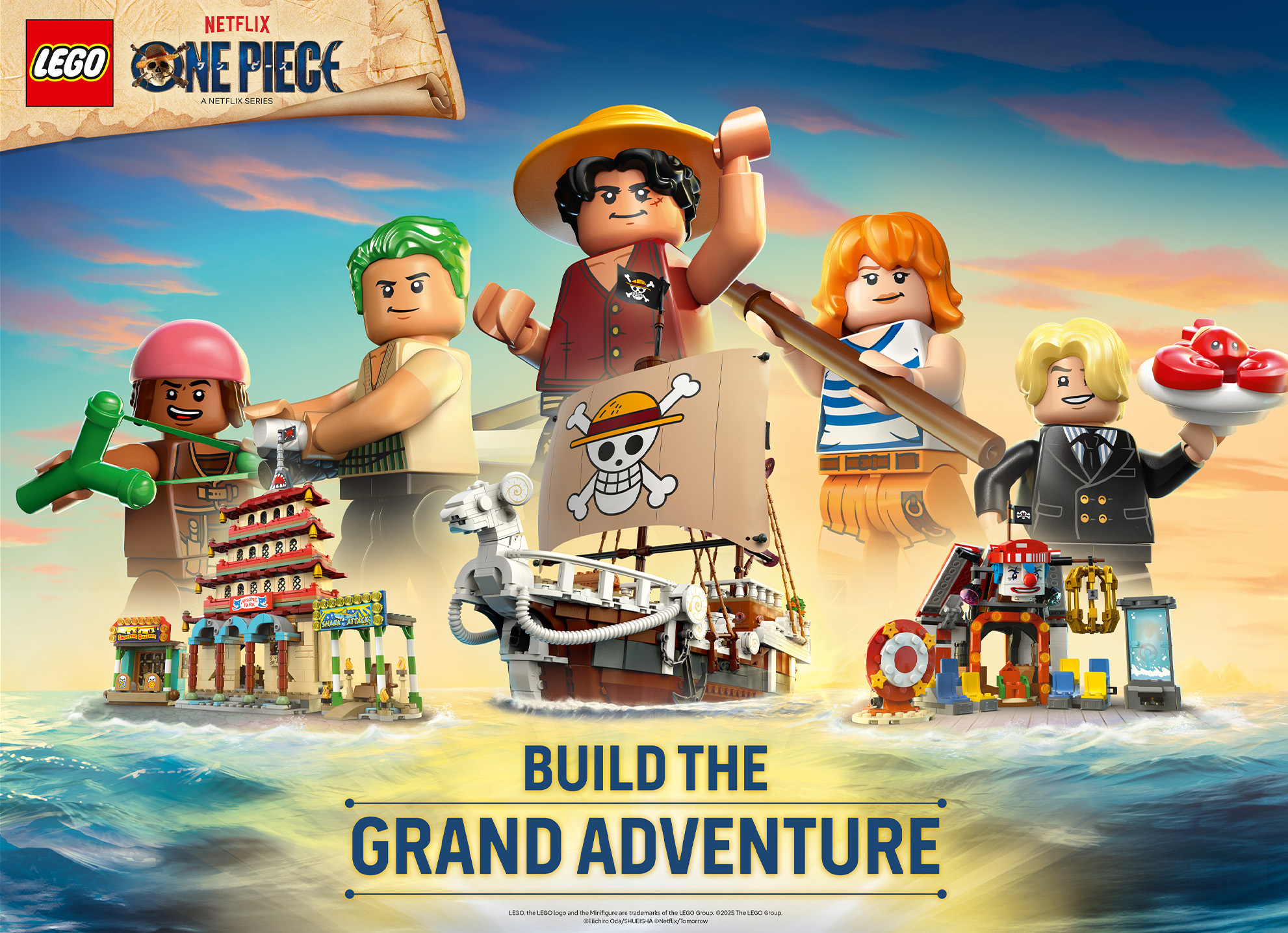 LEGO тизернула несколько наборов по сериальной адаптации One Piece от Netflix