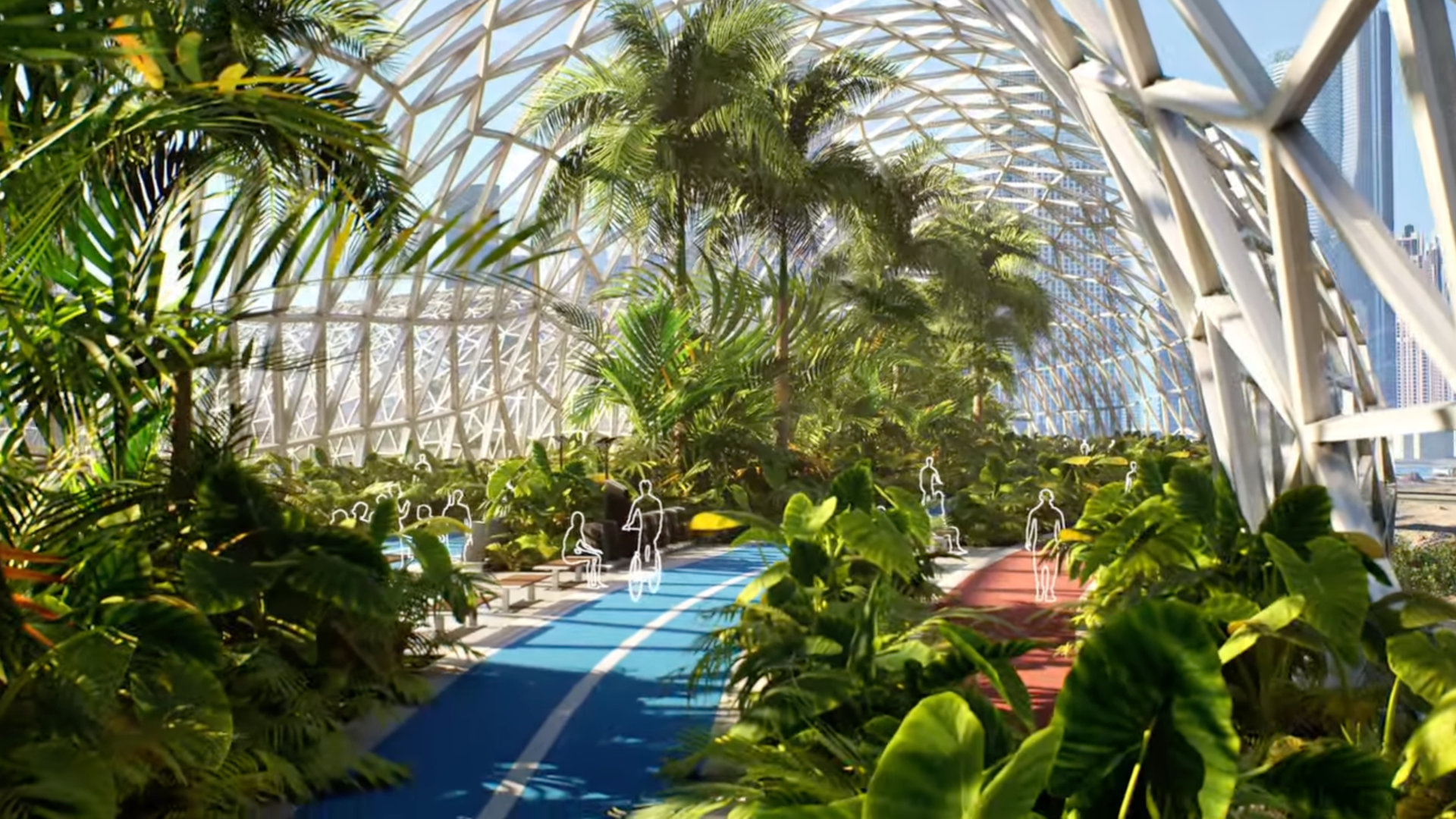 В Дубае планируют построить гигантскую велодорожку длиной 93 км