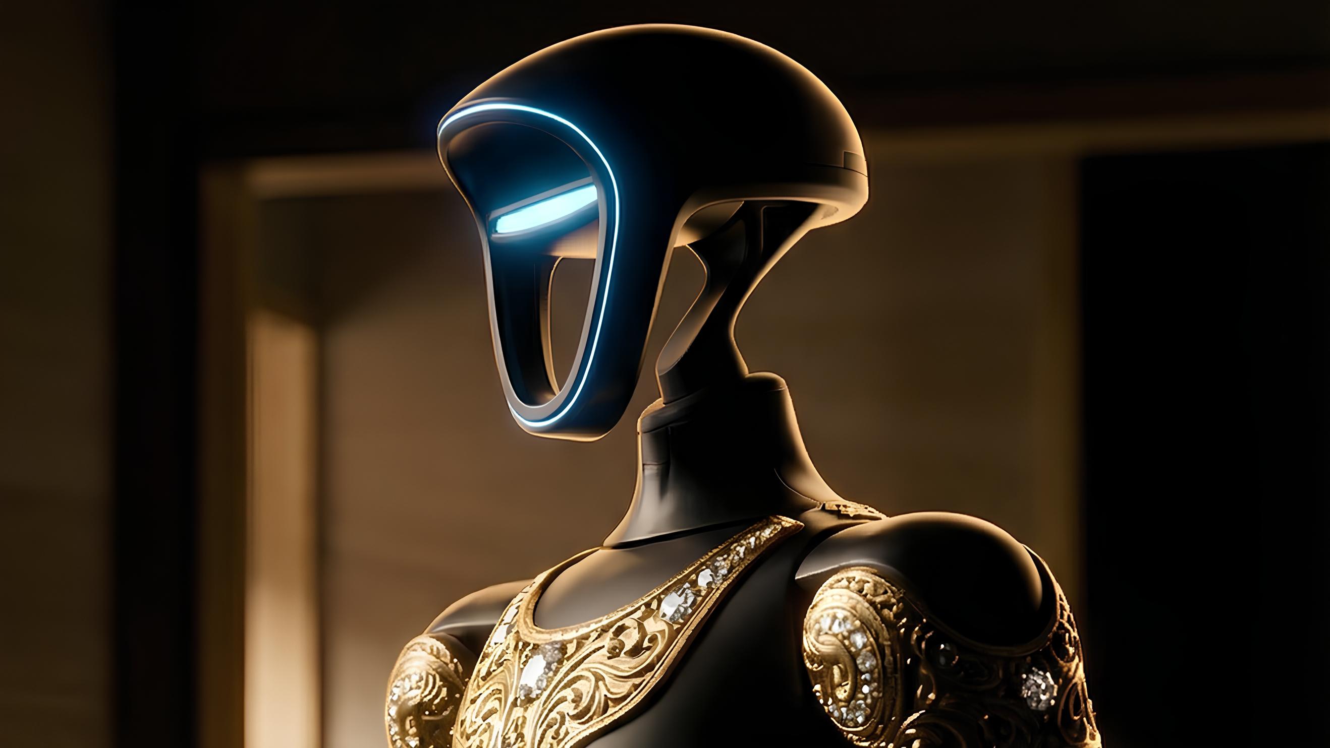 Aladdin — первый люксовый человекоподобный робот Caviar