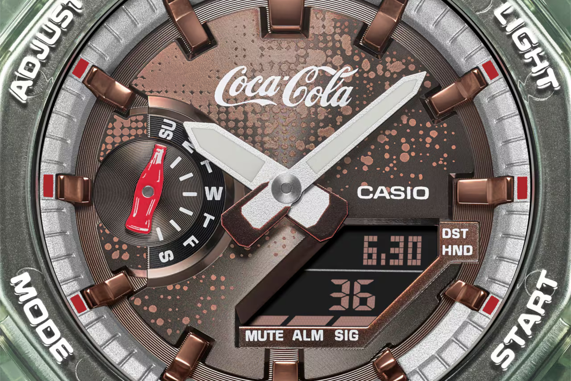 CASIO выпустила лимитированные G-SHOCK в честь 140-летия Coca-Cola