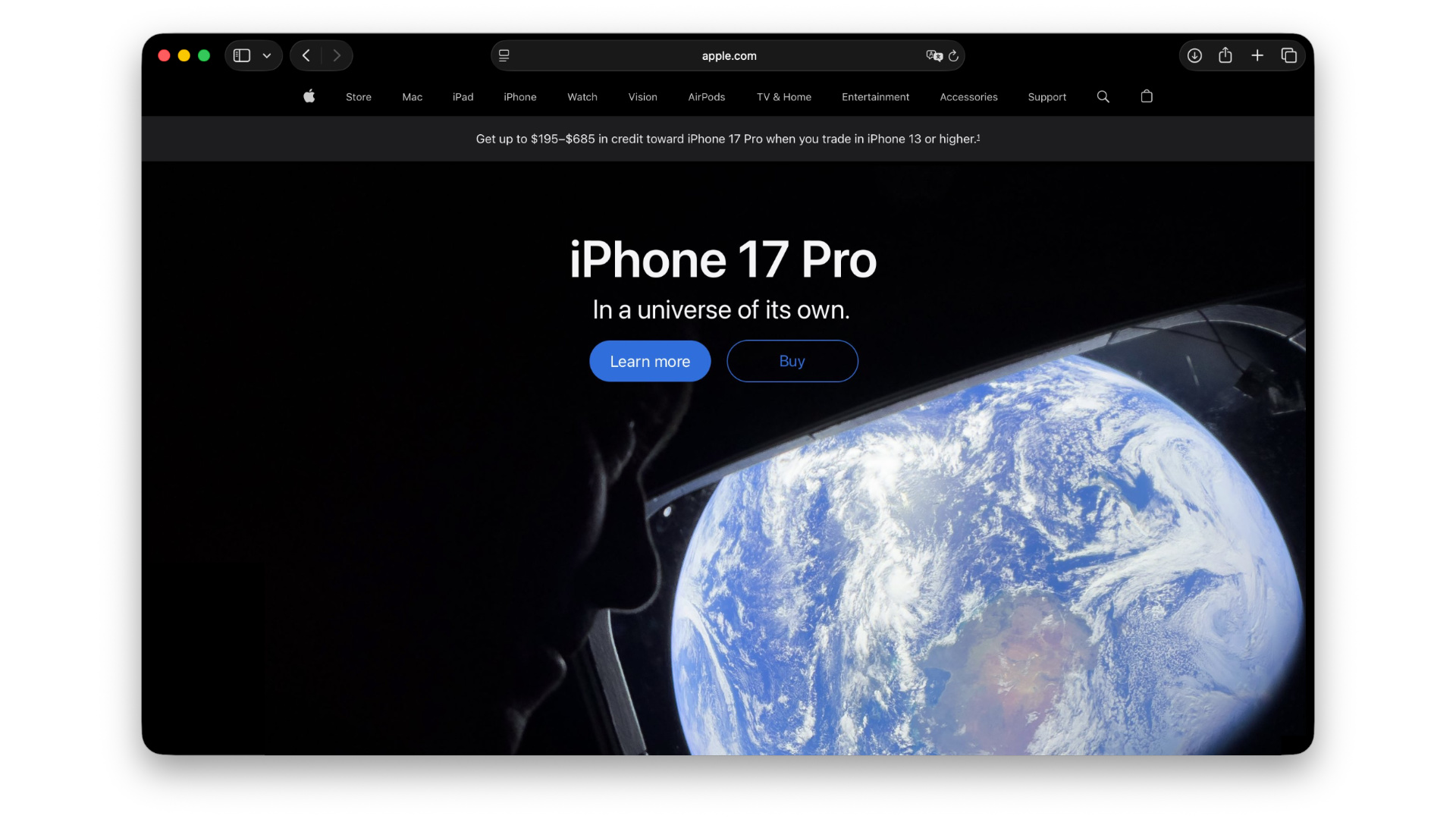 Снято на iPhone: такой может стать реклама Apple, если она договорится с NASA