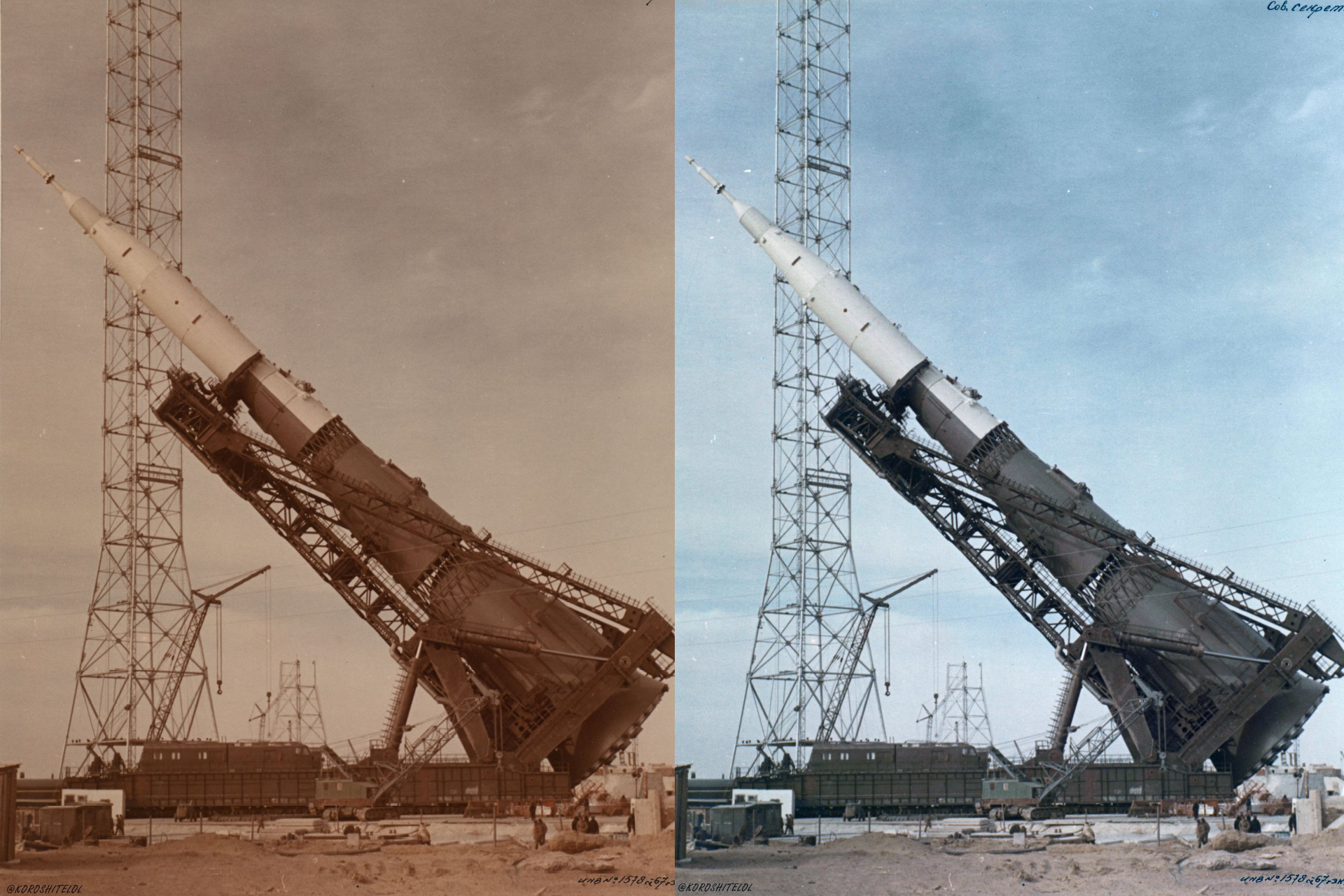 Фотопост: рассекреченные снимки советской сверхтяжёлой ракеты-носителя «Н-1»