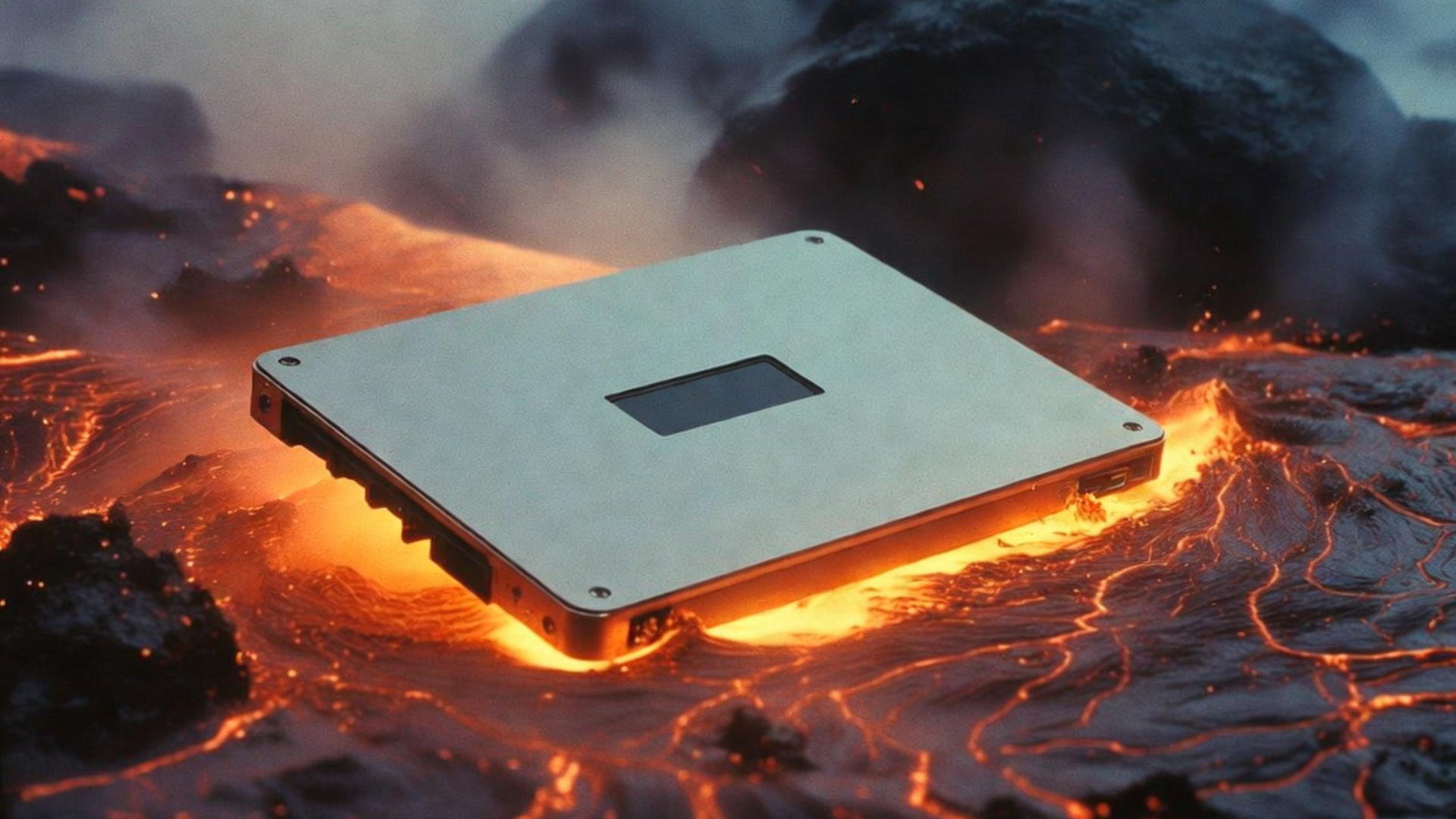 Учёные изобрели SSD, который может пережить контакт с раскалённой лавой