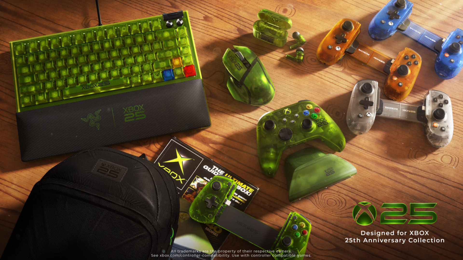 Microsoft заколлабилась с Razer, 8BitDo и GameSir, чтобы отпраздновать юбилей XBOX