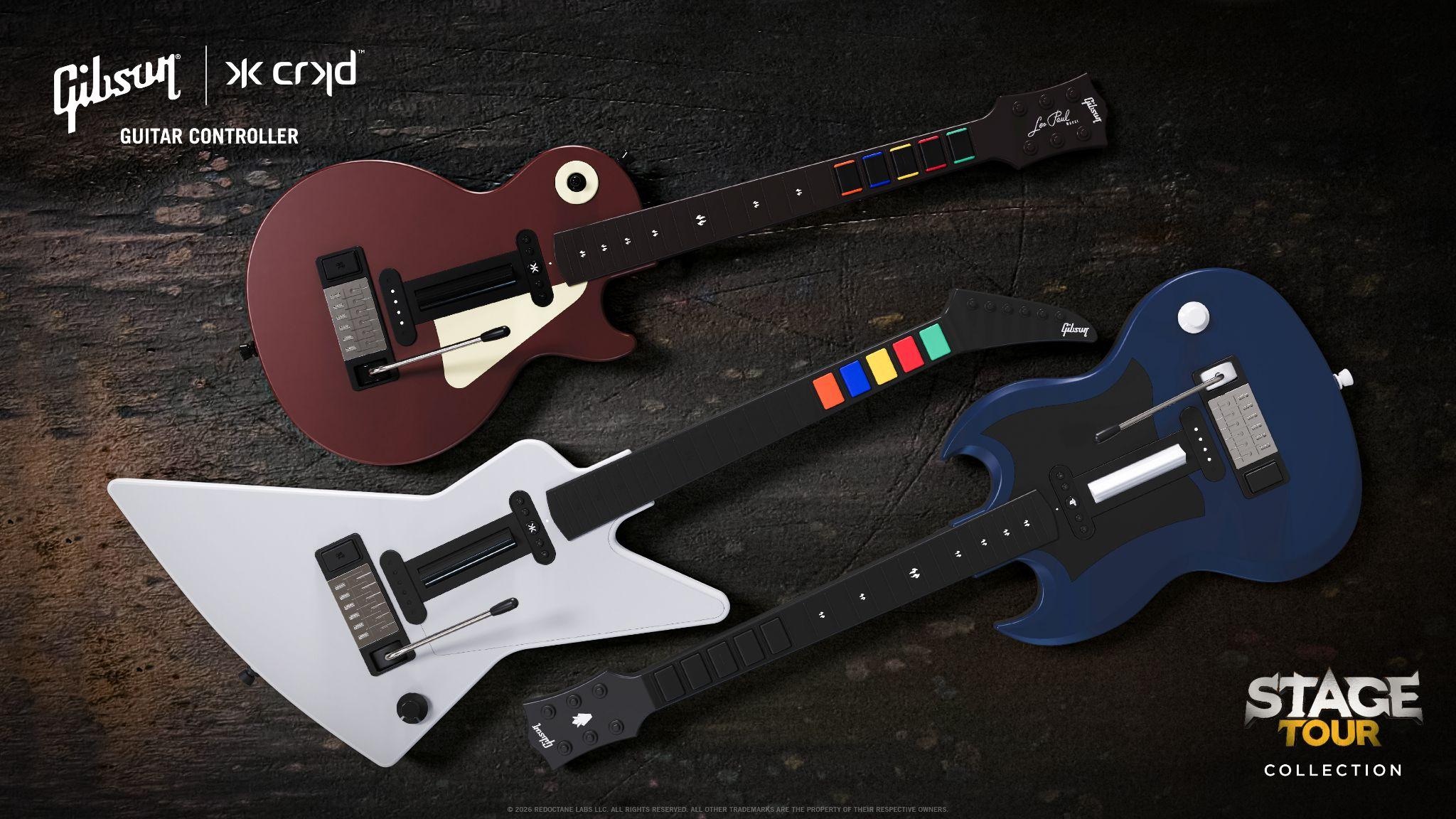 Реплики трёх гитар Gibson стали контроллерами для ритм-игры Stage Tour 10